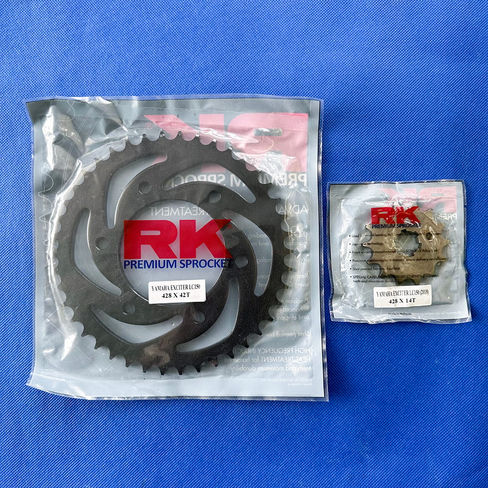 NHÔNG DĨA RK NHÔNG 14T DĨA 42T EXCITER 150